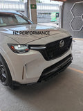 Front lip Shark 3 piezas Mazda CX-90 negro piano 2024 2025 2026