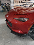 Front splitter 3 piezas NZ Mazda MX-5 Miata (ND) negro piano 2015 - 2026