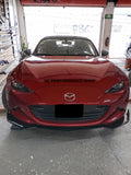 Front splitter 3 piezas NZ Mazda MX-5 Miata (ND) negro piano 2015 - 2026
