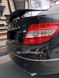 Aleron Big Spoiler Mercedes Benz C350 negro piano 2008 2009 2010 2011 2012