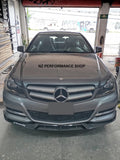 Front lip prototipo NZ Mercedes Benz Clase C (W204) hidrografía carbono 2007 - 2014