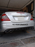 Difusor Vortex NZ Mercedes Benz E 63 AMG negro piano