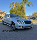 Front lip prototipo NZ Mercedes Benz E 63 AMG negro piano