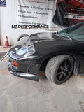 Facia delantera estilo BMX Mitsubishi Eclipse 3G negro mate 2000 - 2005