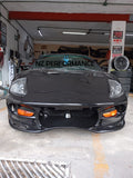 Facia delantera estilo BMX Mitsubishi Eclipse 3G negro mate 2000 - 2005