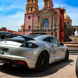 Aleron tipo GT Mitsubishi Eclipse 4G negro mate 2006 2007 2008 2009 2010 2011 2012