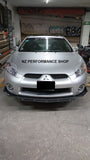 Front lip Shark NZ 3 piezas Mitsubishi Eclipse 4G hidrografía carbono 2006 - 2012