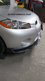 Front lip Shark NZ 3 piezas Mitsubishi Eclipse 4G hidrografía carbono 2006 - 2012