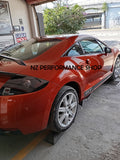 Balances laterales Mitsubishi Eclipse 4G negro piano 2006 2007 2008 2009 2010 2011 2012