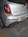 Balances laterales Nissan March hidrografía carbono 2021 - 2026