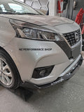 Front lip prototipo NZ Nissan March hidrografía carbono 2021 - 2026