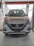 Front lip prototipo NZ Nissan March hidrografía carbono 2021 - 2026