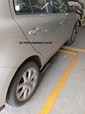 Sides skirts slim NZ Nissan March hidrografía carbono 2021 - 2026