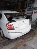 Aleron WRX Nissan Sentra B16 negro mate 2007 - 2012