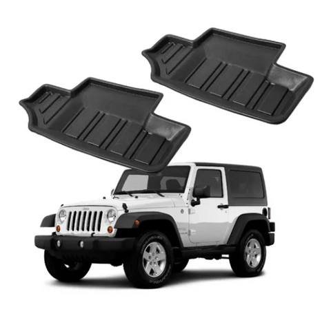 Tapetes Jeep Jk Wrangler 2 Puertas Traseros Uso Rudo 07-18