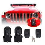 Par Candado Cofre Jeep Wrangler Jl Laterales Llaves Seguros