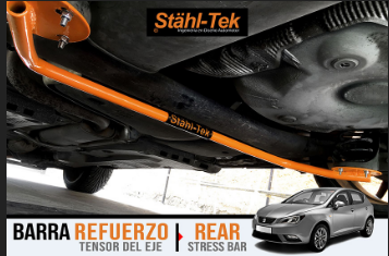 Barra Refuerzo Tensor del Eje Trasero (Rear Stress Bar) Ibiza Mk4, Mk5 2009-2022