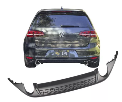 Difusor Lip Facia Trasera Vw Golf Gti Tipo R Mk7.5 2014-2017