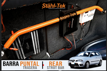 Barra Puntal Trasera con Herraje (Rear Strut Bar) Ibiza / Cordoba Mk3 2002-2008