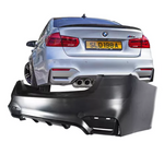 Facia Trasera Bmw Serie 3 F30 F35 Tipo M3 Difusor 2013-2018