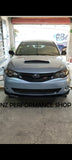 Splitter 3 piezas NZ Subaru Impreza WRX negro piano 2008 2009 2010