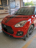 Front lip prototipo Suzuki Swift Sport negro piano 2018 - 2023
