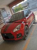 Front lip prototipo Suzuki Swift Sport negro piano 2018 - 2023