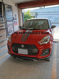 Front lip prototipo Suzuki Swift Sport negro piano 2018 - 2023