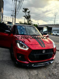 Front lip prototipo Suzuki Swift Sport negro piano 2018 - 2023