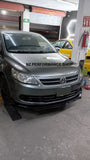 Front lip Shark VolksWagen Gol negro piano 2008 - 2012