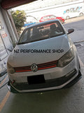 Splitter 3 piezas VolksWagen Gol Hatchback negro piano