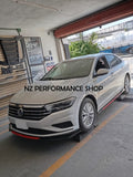 Front lip Vortex VolksWagen Jetta MK7 negro piano 2019 2020 2021 2022 2023 2024 2025 2026