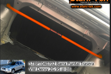 Barra Puntal Trasera simple (Rear Strut Bar) Dervy, Corrado 1995-2008