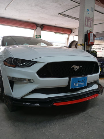 front lip ford mustang 2018-2023