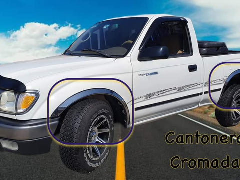 cantoneras cromadas TACOMA 96-04  (4 PIEZAS