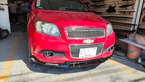 lip delantero chevrolet aveo