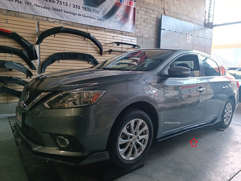 sides skirts nissan versa/sentra
