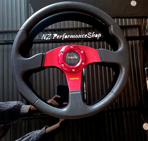 volante deportivo momo rojo