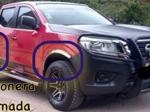 cantoneras cromadas NISSAN  FRONTIER 16-20  (4 PIEZAS)