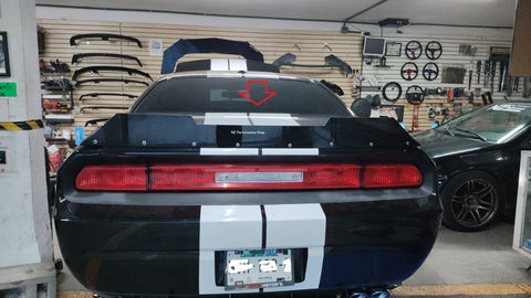 duckbill extension de aleron para dodge challenger 2008-2023