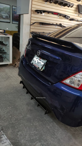 Rear Diffuser Nissan versa