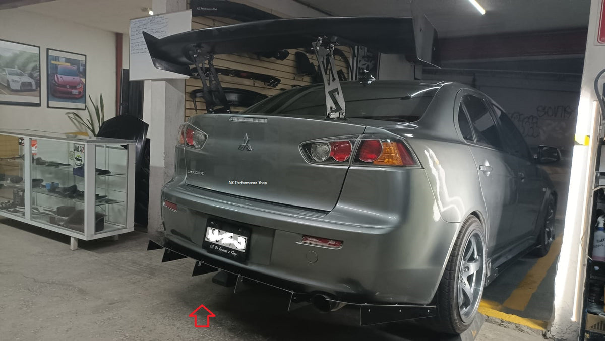 rear diffuser mitsubishi lancer 2008-2016 – NZ PERFORMANCE SHOP