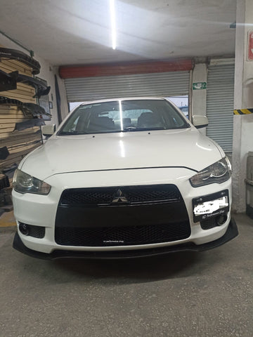 FRONT LIP MITSUBISHI LANCER 2009-2016