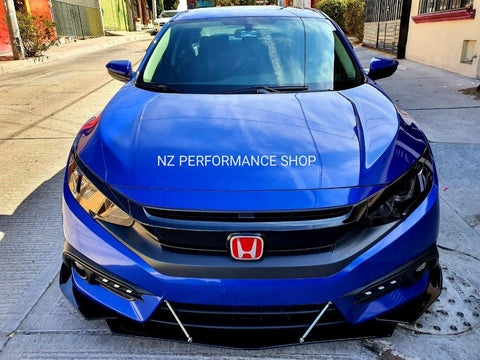 SPLITTER NZ SLIM NEGRO PIANO HONDA CIVIC 2015