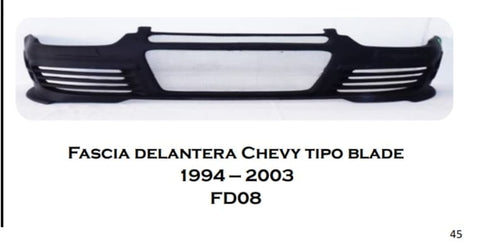 FACIA FRONTAL CHEVROLET CHEVY 1994-2003