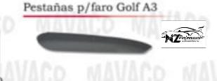 pestañas de faro vw golf a3