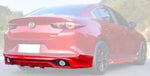 diffuser trasero Mazda 3 Sedan 2019 2020 2021