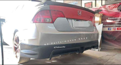 difusor honda civic sedan 2006-2011 tipo mugen