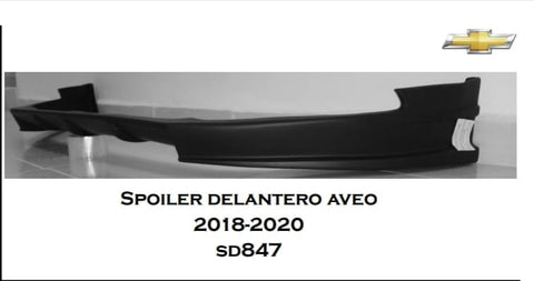 Front Lip Chevrolet Aveo 2018-2020