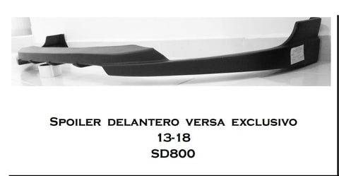 FRONT LIP NISSAN VERSA 2013-2018